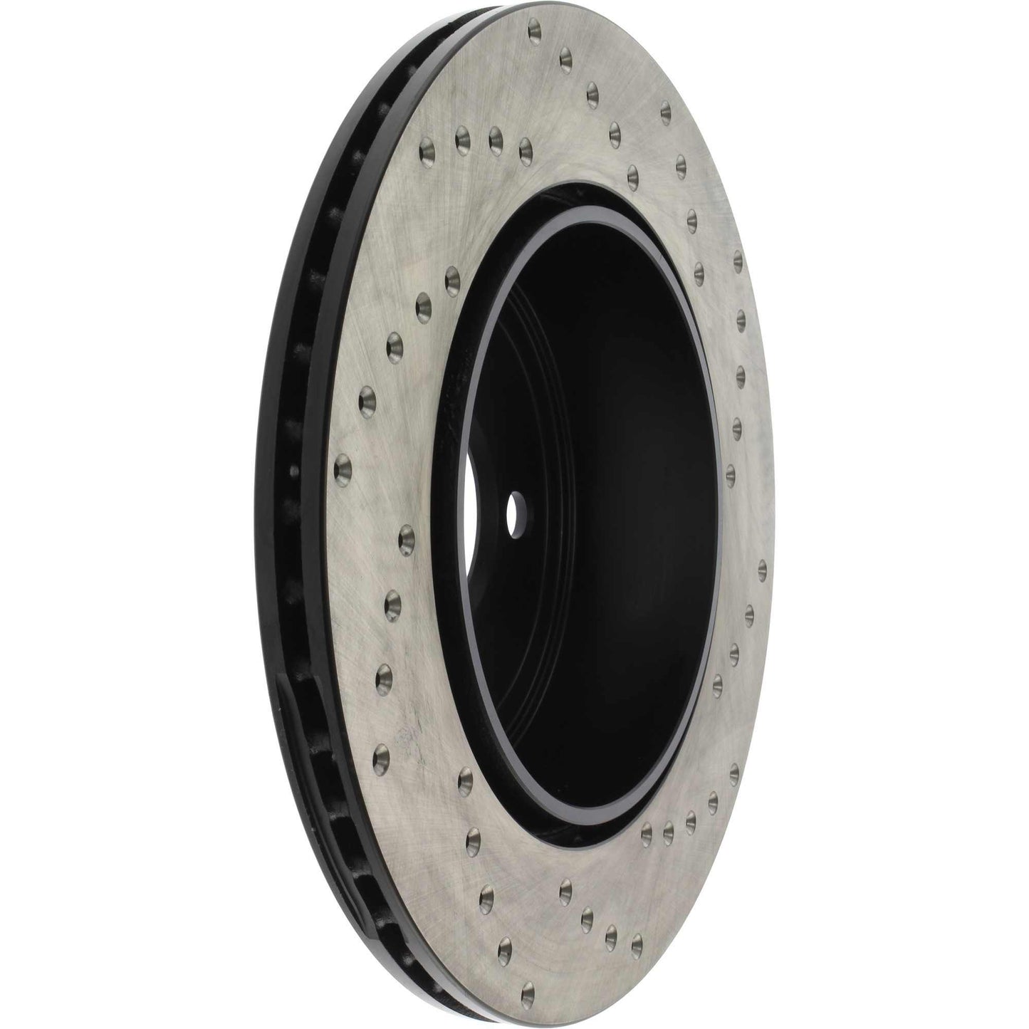 StopTech Sport Cross Drilled Brake Rotor; Rear Right