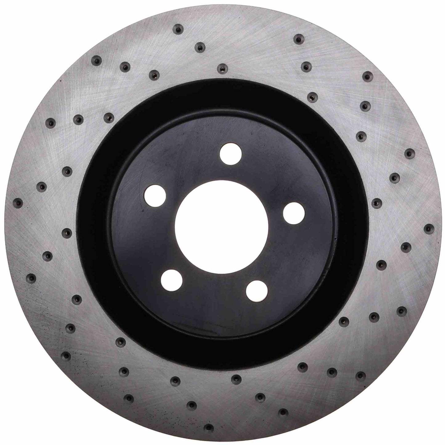 StopTech Sport Cross Drilled Brake Rotor; Front Left