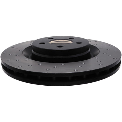 StopTech Sport Cross Drilled Brake Rotor; Front Right