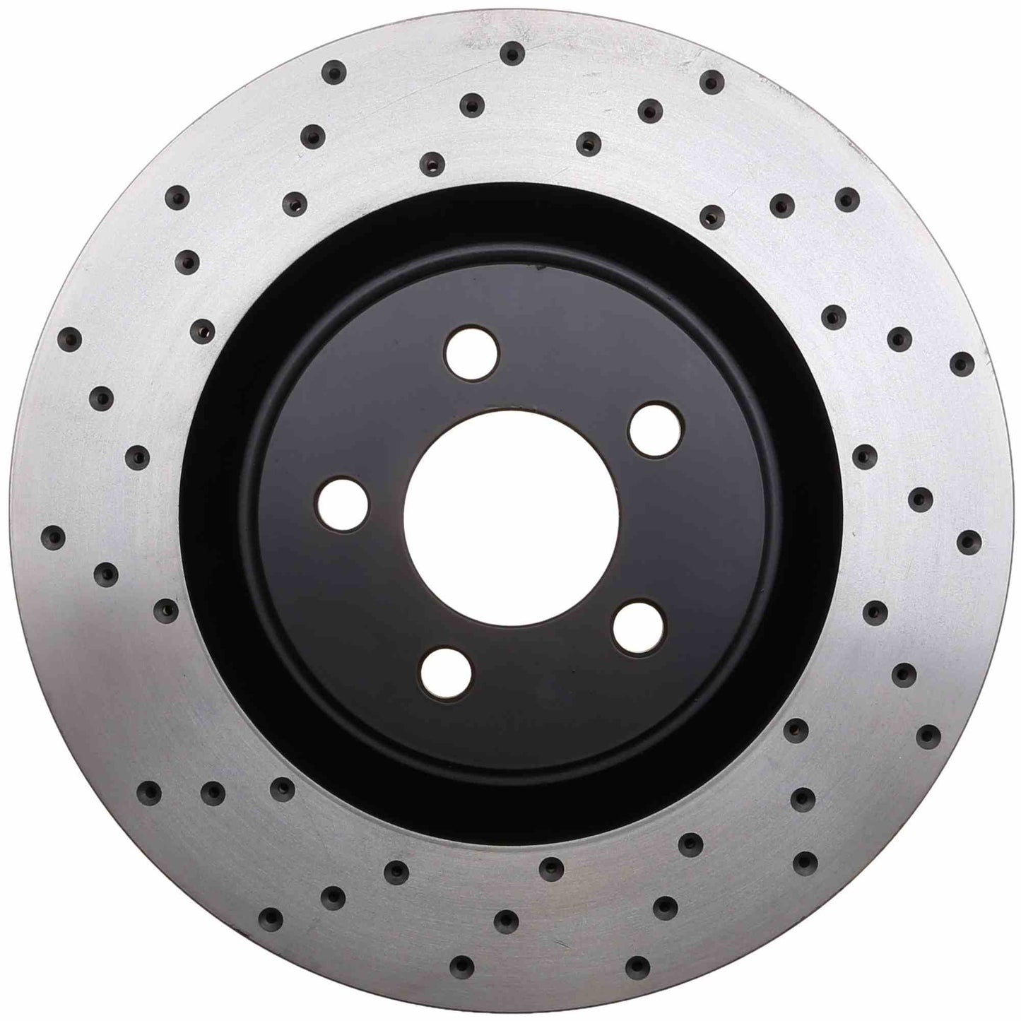 StopTech Sport Cross Drilled Brake Rotor; Front Right