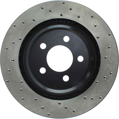 StopTech Sport Cryo Cross Drilled Brake Rotor; Rear Left