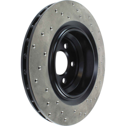 StopTech  Sport Cryo Cross Drilled Brake Rotor; Rear Right