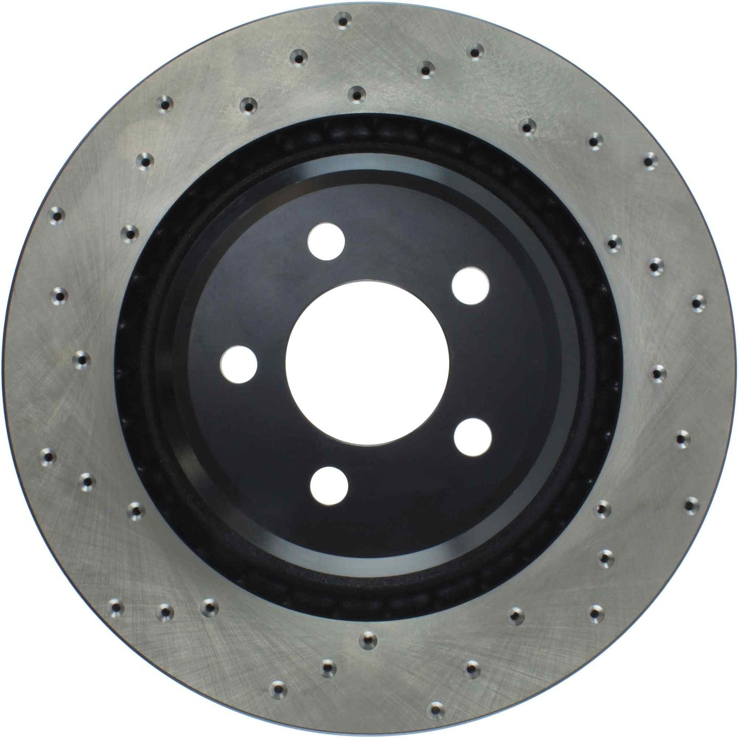 StopTech Sport Cross Drilled Brake Rotor; Rear Right