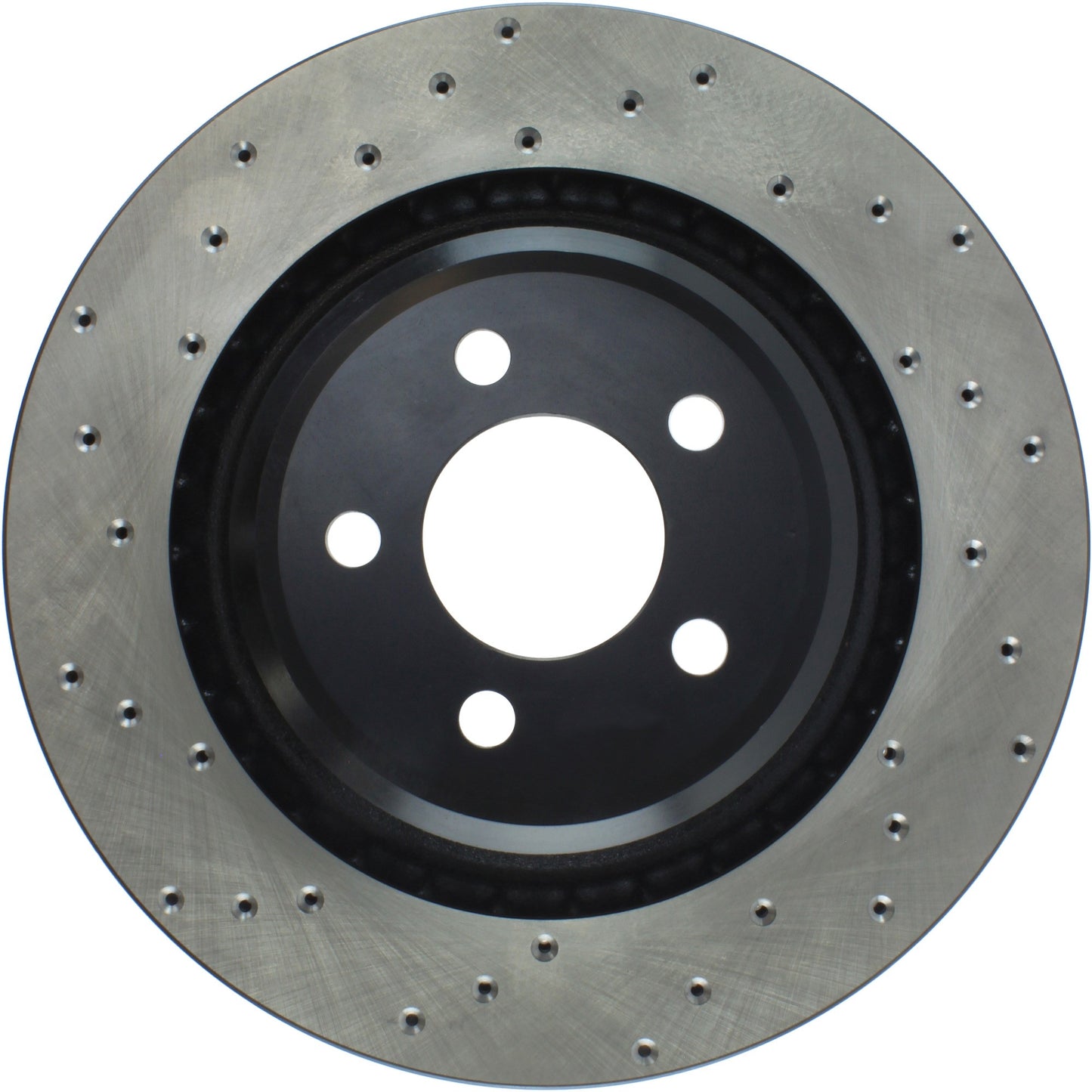 StopTech Sport Cross Drilled Brake Rotor; Rear Right