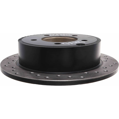 StopTech Sport Cryo Cross Drilled Brake Rotor; Rear Left