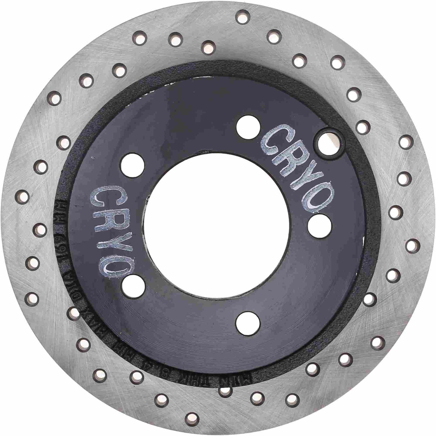 StopTech Sport Cryo Cross Drilled Brake Rotor; Rear Left