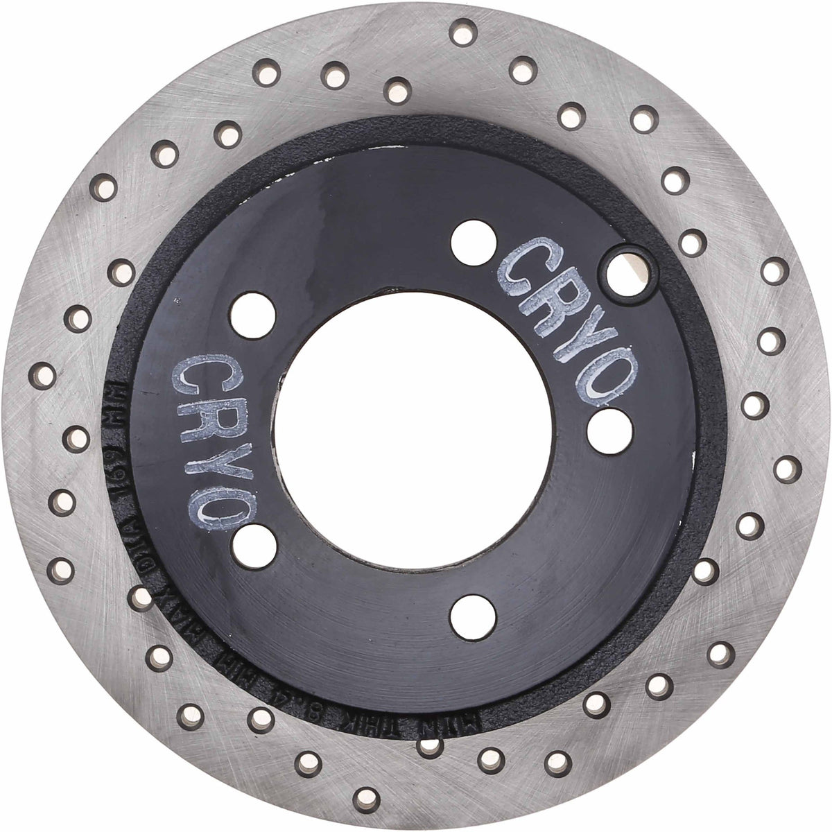 StopTech Sport Cryo Cross Drilled Brake Rotor; Rear Left