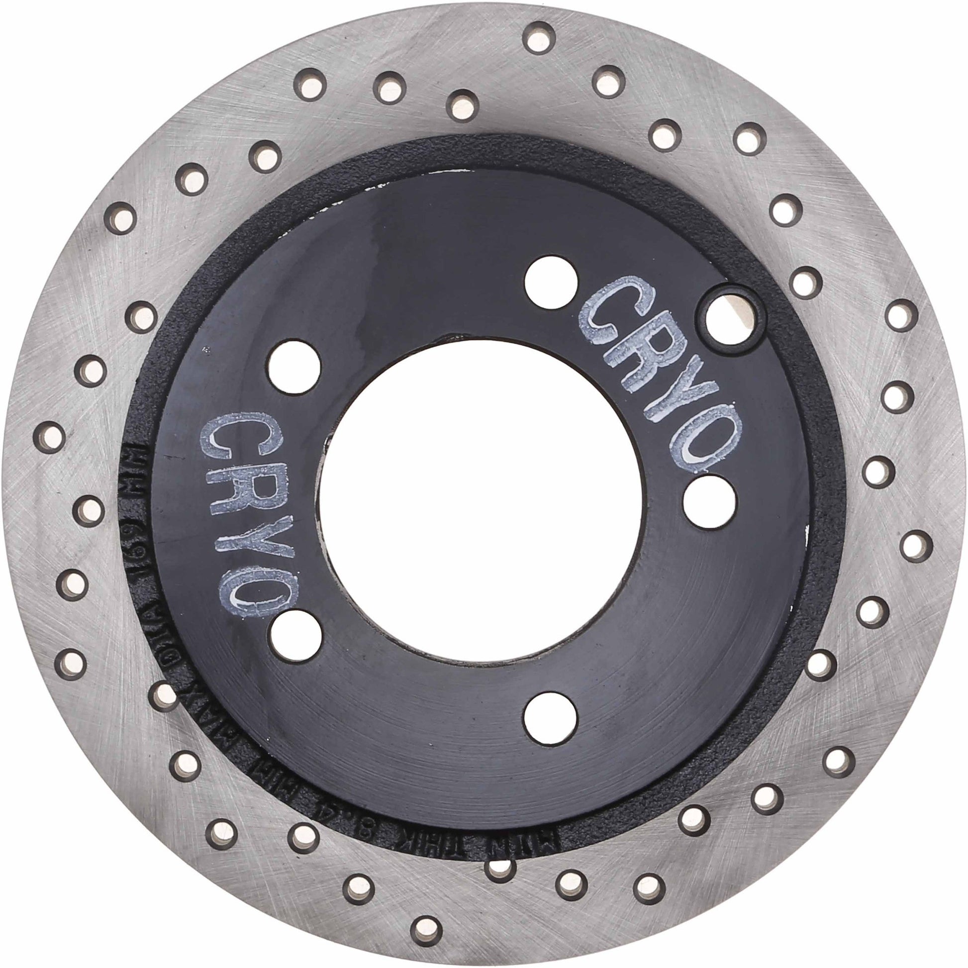 StopTech Sport Cryo Cross Drilled Brake Rotor; Rear Left