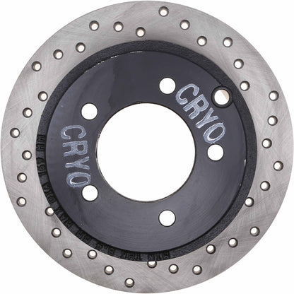StopTech Sport Cryo Cross Drilled Brake Rotor; Rear Left