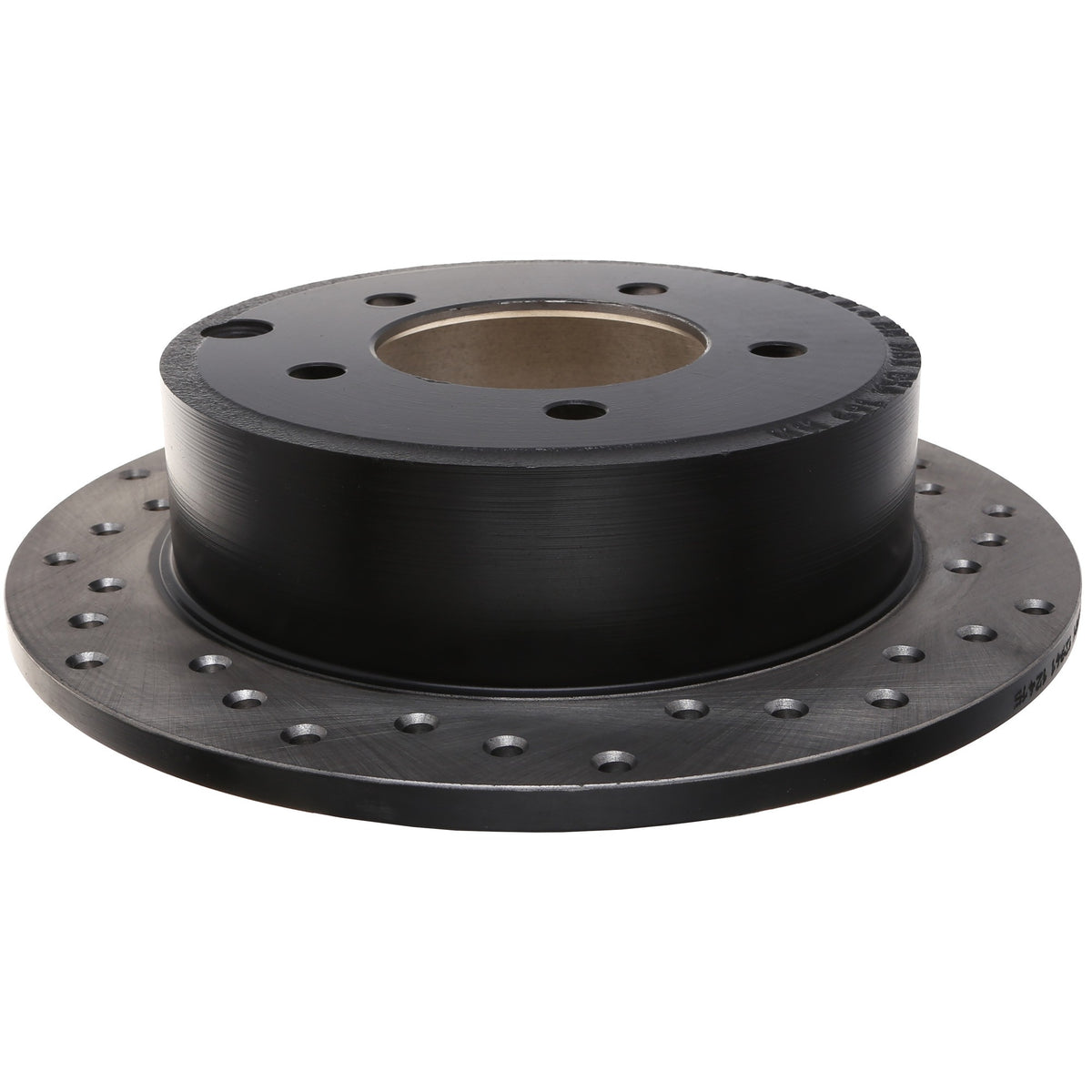 StopTech Sport Cross Drilled Brake Rotor; Rear Left