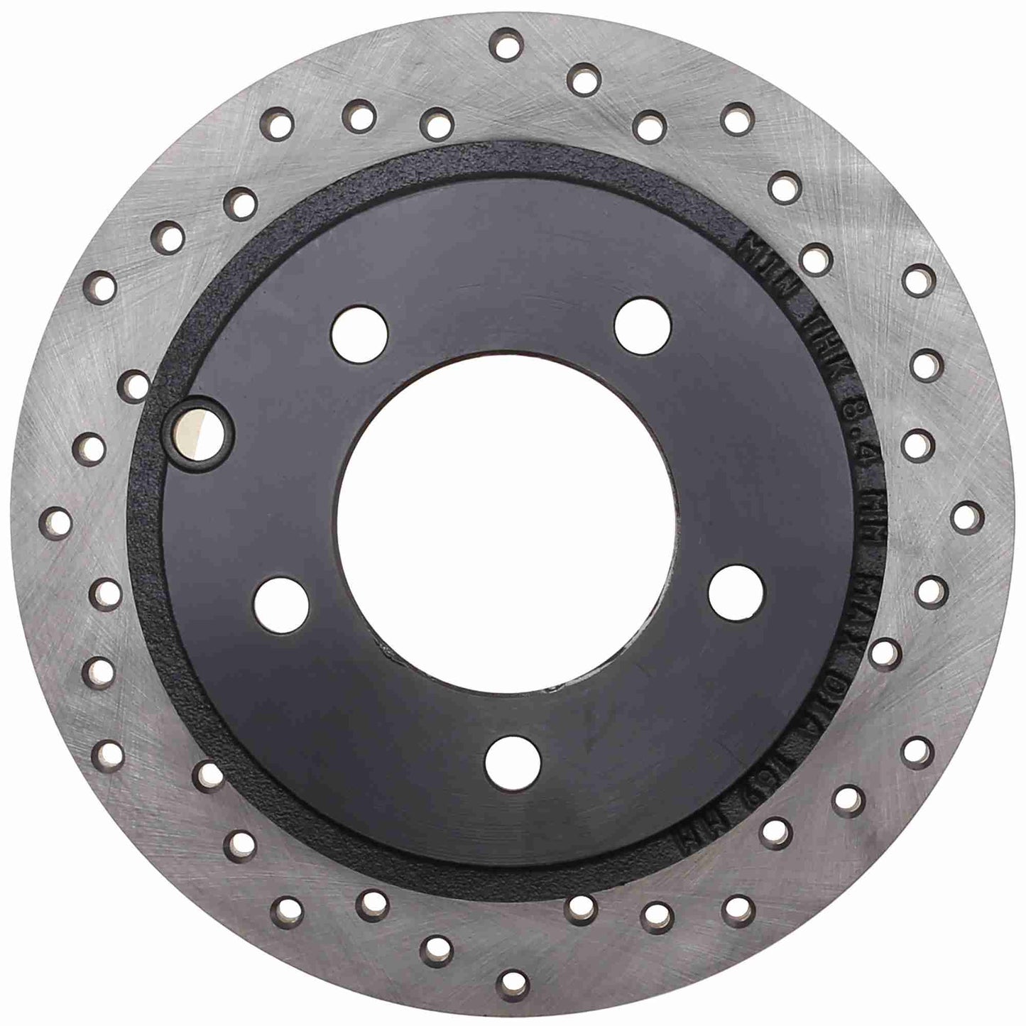 StopTech Sport Cross Drilled Brake Rotor; Rear Left