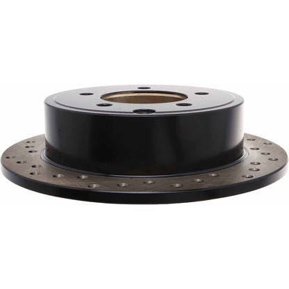 StopTech Sport Cross Drilled Brake Rotor; Rear Right