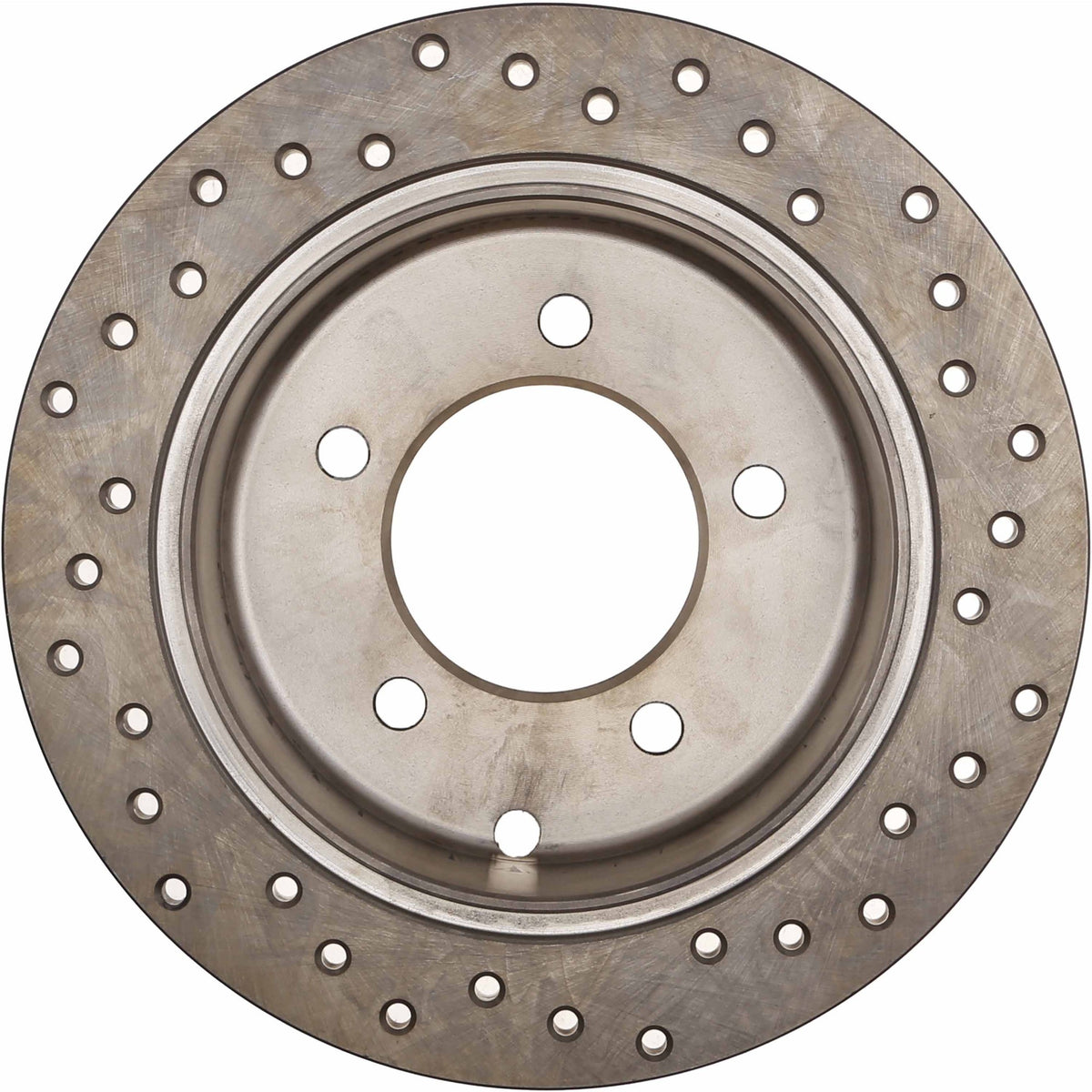 StopTech Sport Cross Drilled Brake Rotor; Rear Right