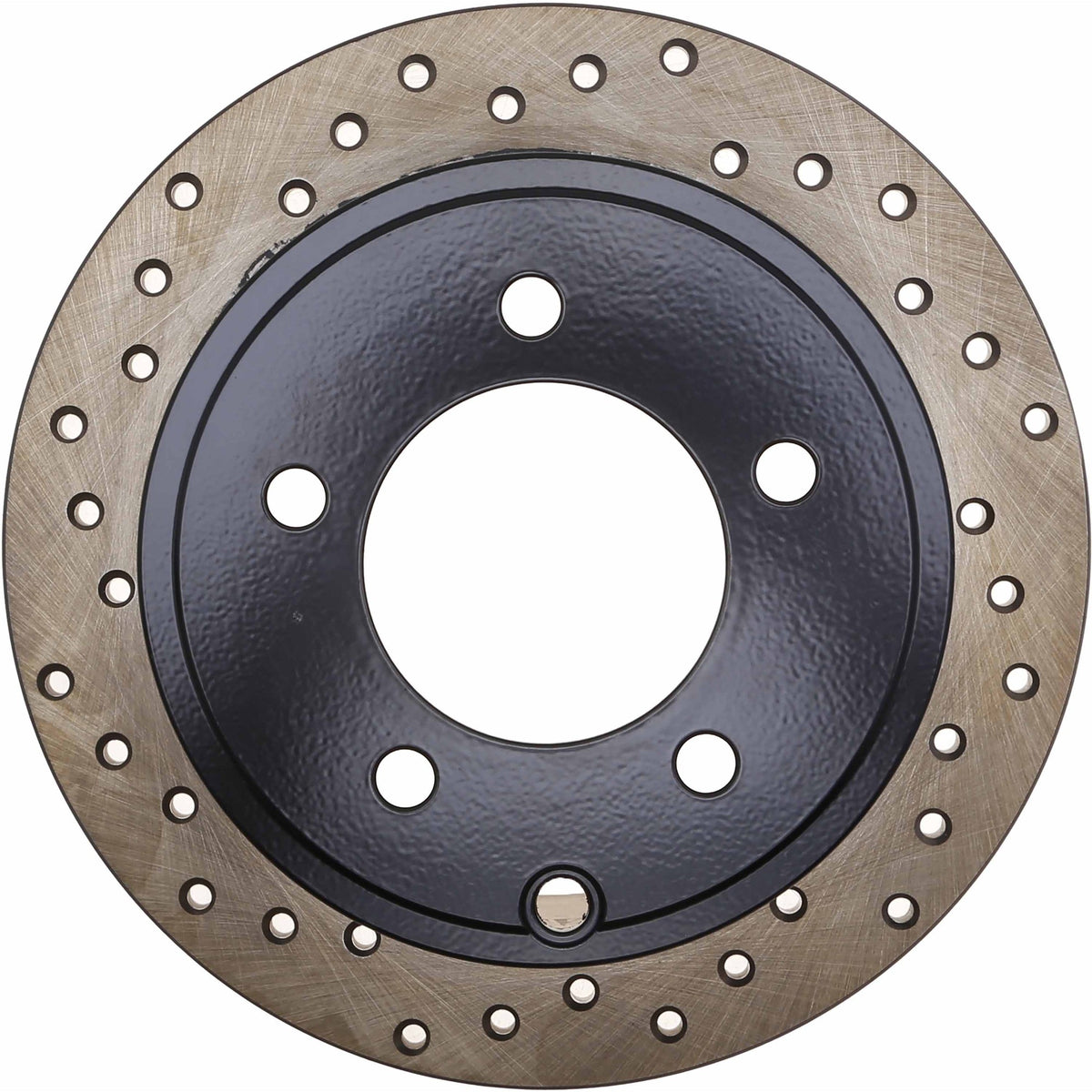 StopTech Sport Cross Drilled Brake Rotor; Rear Right