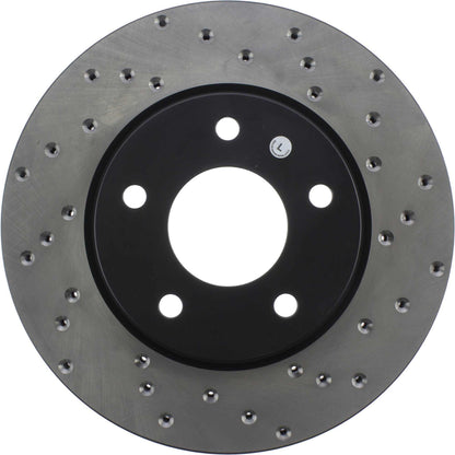 StopTech Sport Cryo Cross Drilled Brake Rotor; Front Left