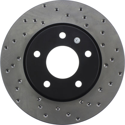 StopTech Sport Cryo Cross Drilled Brake Rotor; Front Left