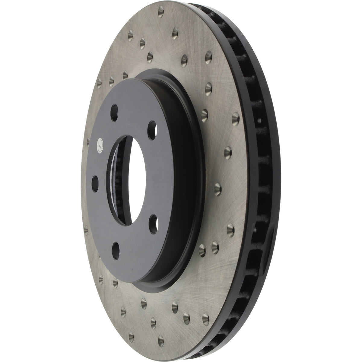 StopTech Sport Cryo Cross Drilled Brake Rotor; Front Left