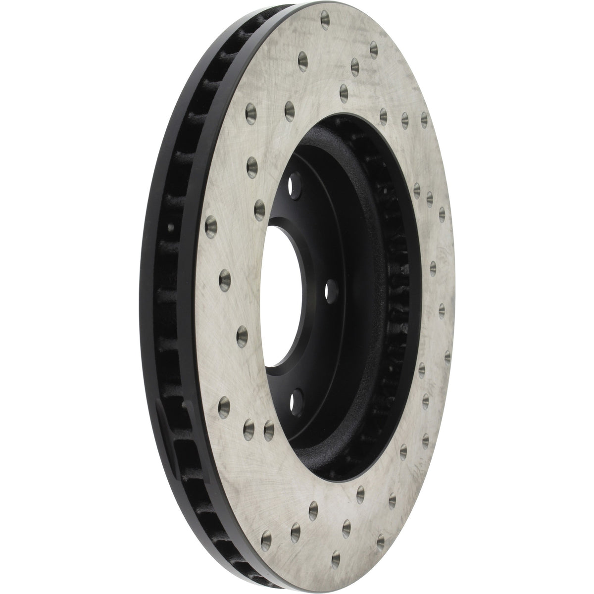 StopTech Sport Cryo Cross Drilled Brake Rotor; Front Left