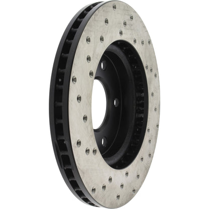 StopTech Sport Cryo Cross Drilled Brake Rotor; Front Left