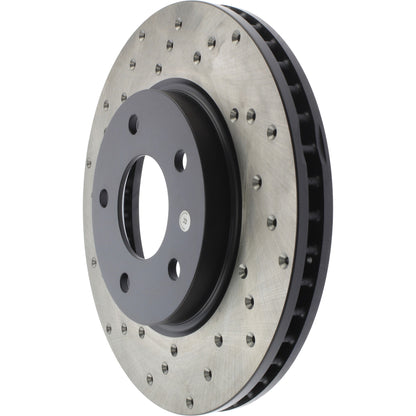 StopTech Sport Cryo Cross Drilled Brake Rotor; Front Right