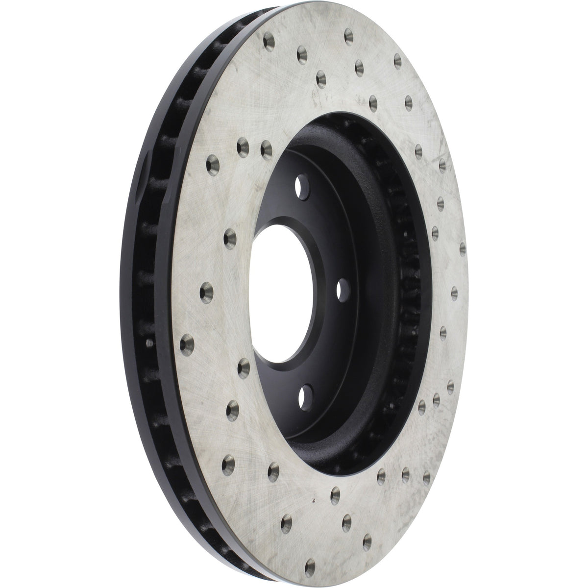 StopTech Sport Cross Drilled Brake Rotor; Front Right