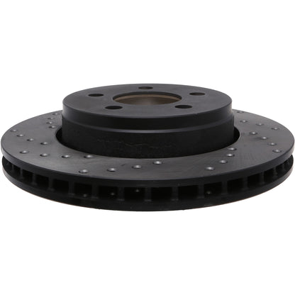 StopTech Sport Cross Drilled Brake Rotor; Front Right
