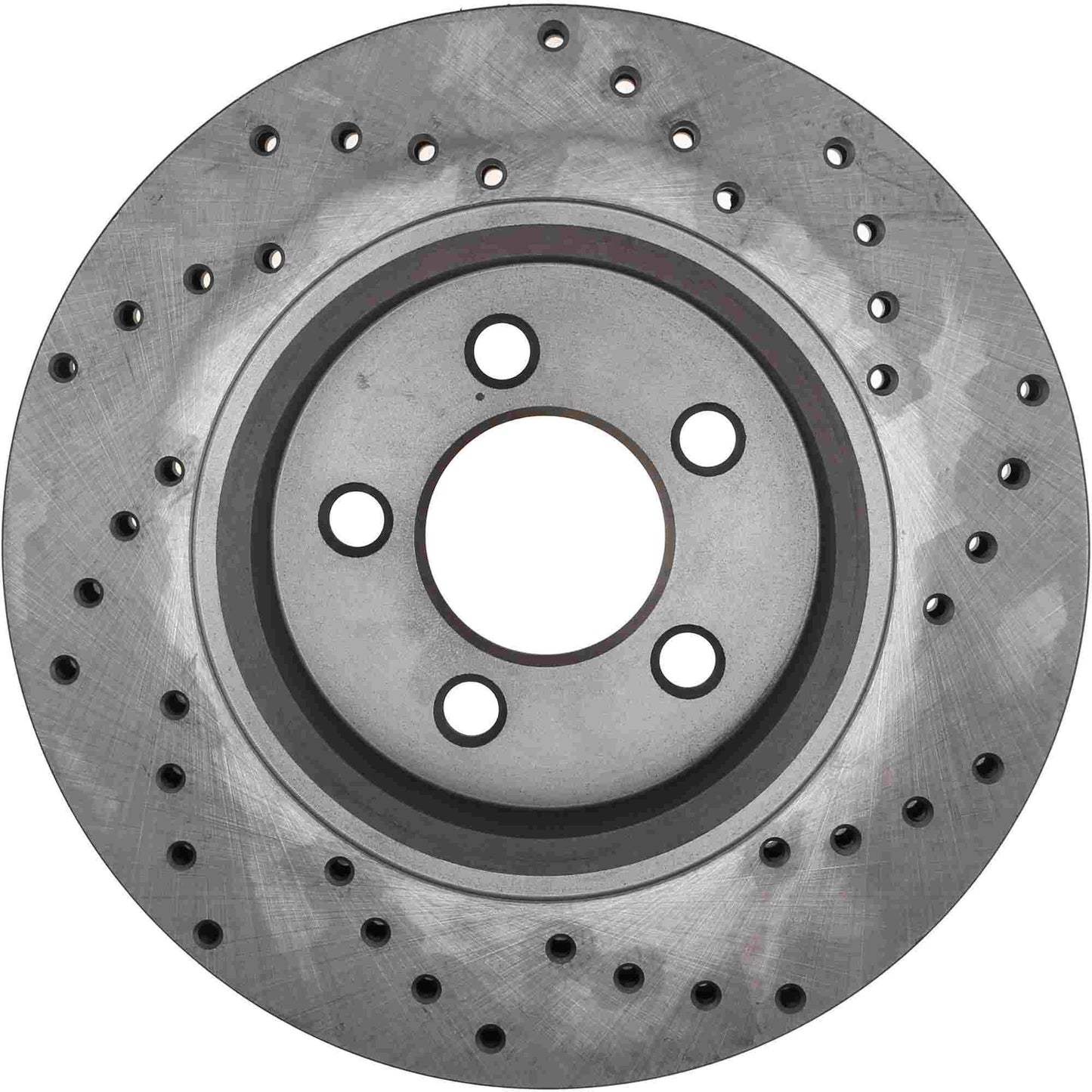 StopTech Sport Cross Drilled Brake Rotor; Front Right