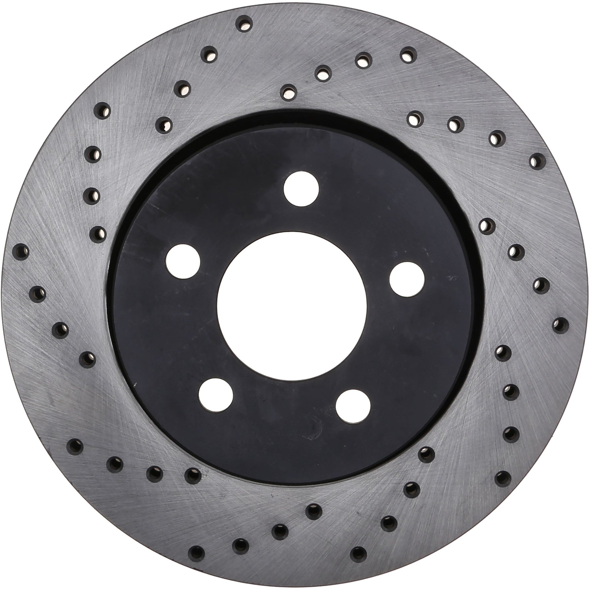 StopTech Sport Cross Drilled Brake Rotor; Front Right
