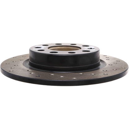 StopTech Sport Cryo Cross Drilled Brake Rotor; Rear Left