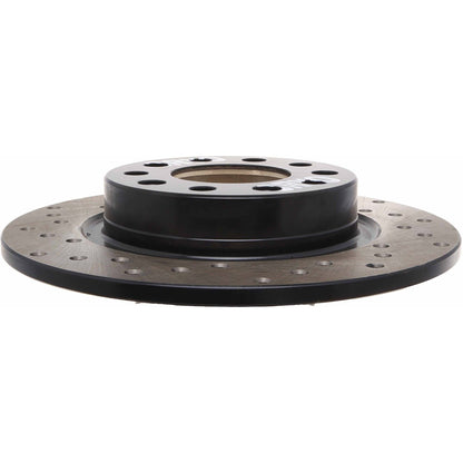 StopTech Sport Cryo Cross Drilled Brake Rotor; Rear Right