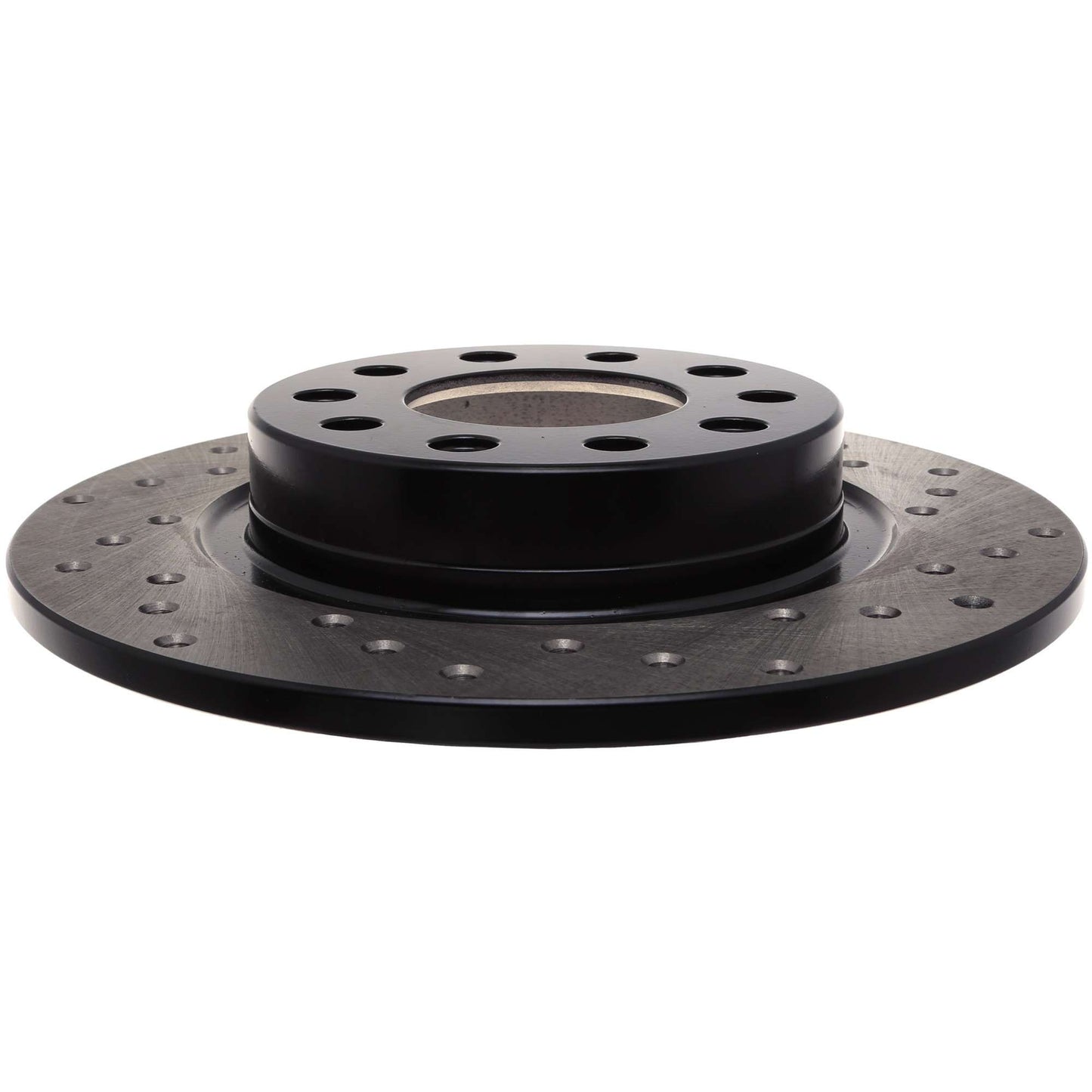 StopTech Sport Cross Drilled Brake Rotor; Rear Left