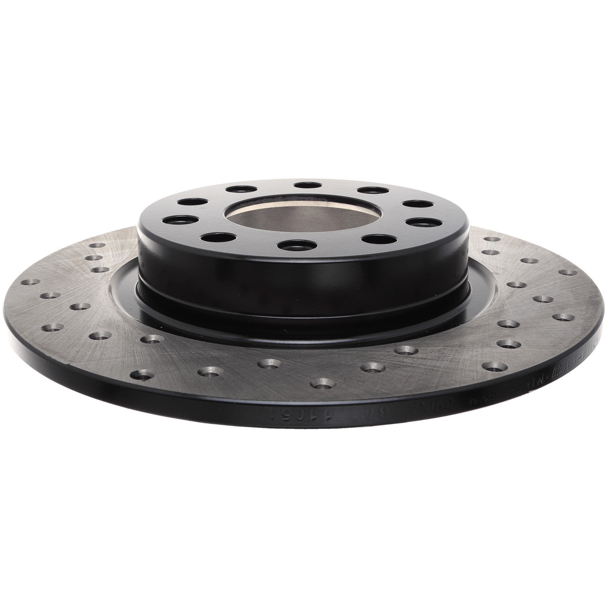 StopTech Sport Cross Drilled Brake Rotor; Rear Right