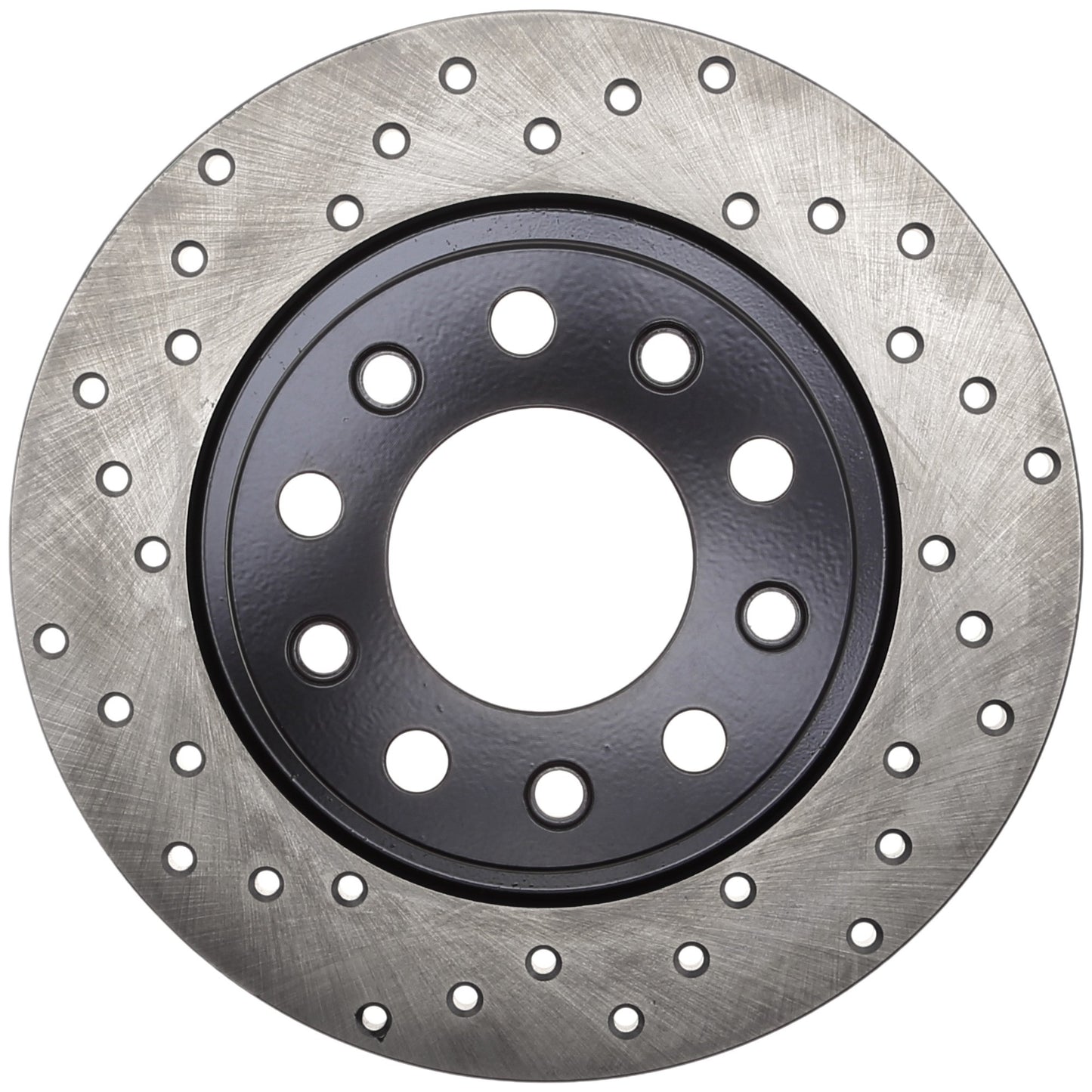 StopTech Sport Cross Drilled Brake Rotor; Rear Right