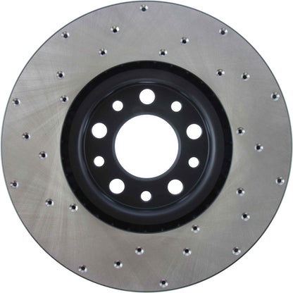 StopTech  Sport Cryo Cross Drilled Brake Rotor; Front Left