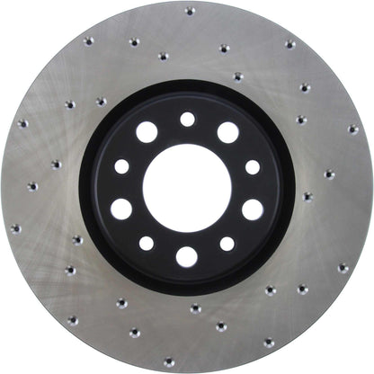 StopTech  Sport Cryo Cross Drilled Brake Rotor; Front Left