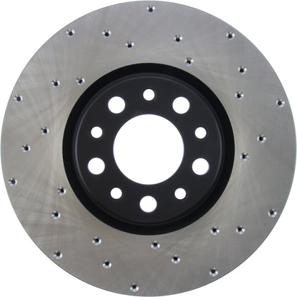 StopTech  Sport Cryo Cross Drilled Brake Rotor; Front Left