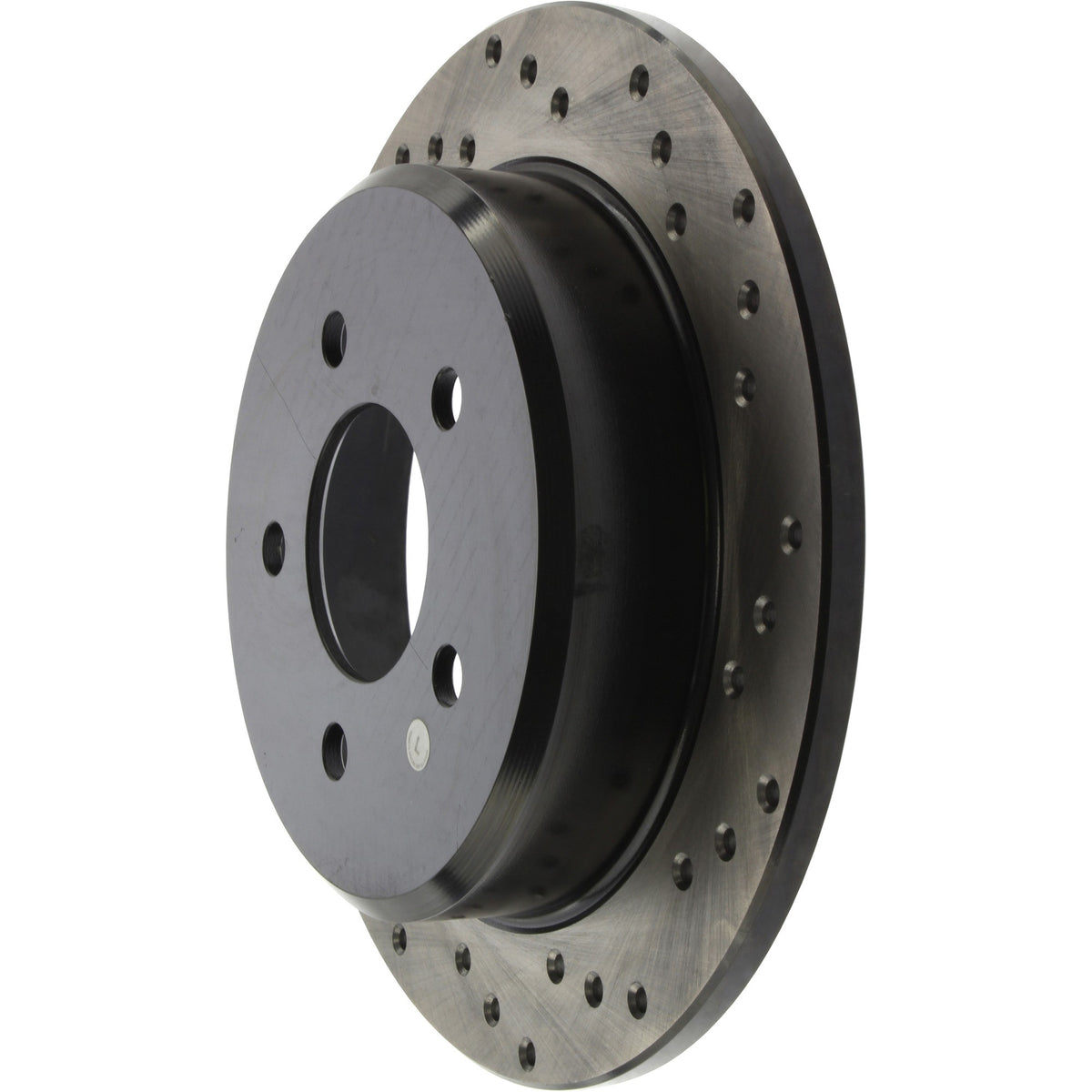 StopTech Sport Cryo Cross Drilled Brake Rotor; Rear Left