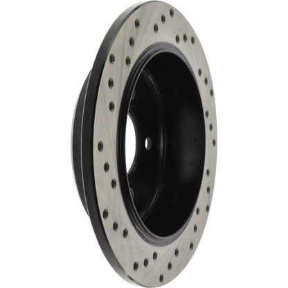 StopTech Sport Cryo Cross Drilled Brake Rotor; Rear Left
