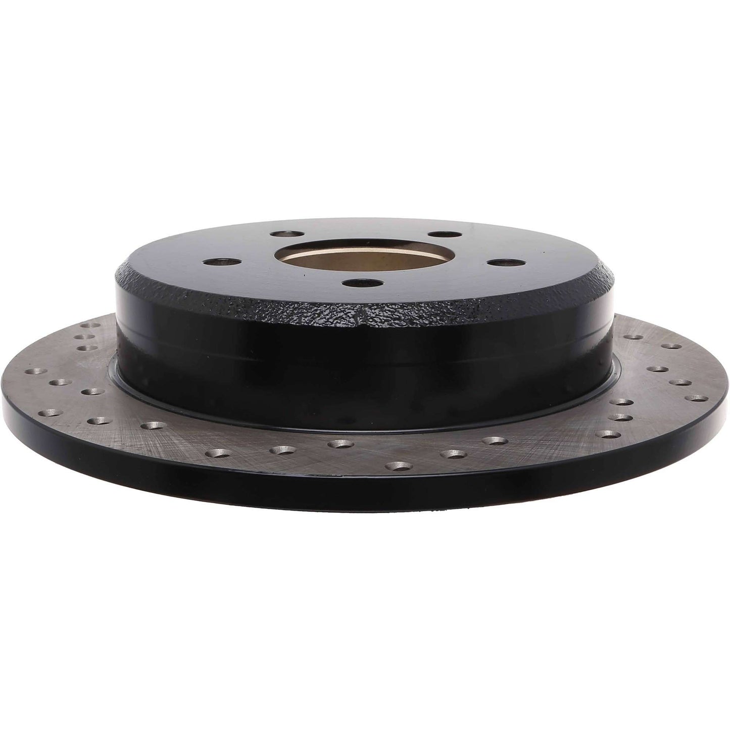 StopTech Sport Cross Drilled Brake Rotor; Rear Right