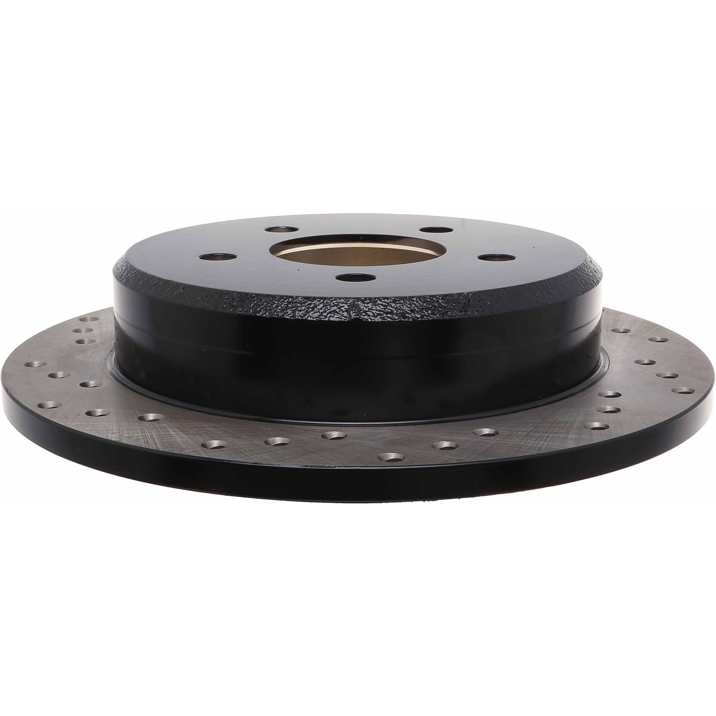 StopTech Sport Cross Drilled Brake Rotor; Rear Right