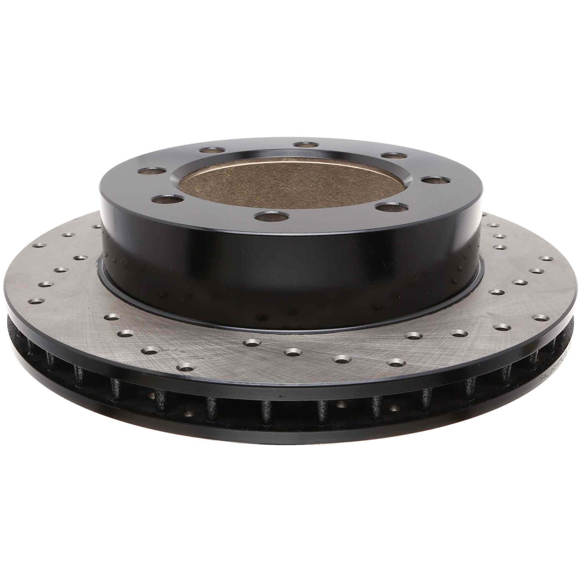 StopTech  Sport Cross Drilled Brake Rotor; Front Left
