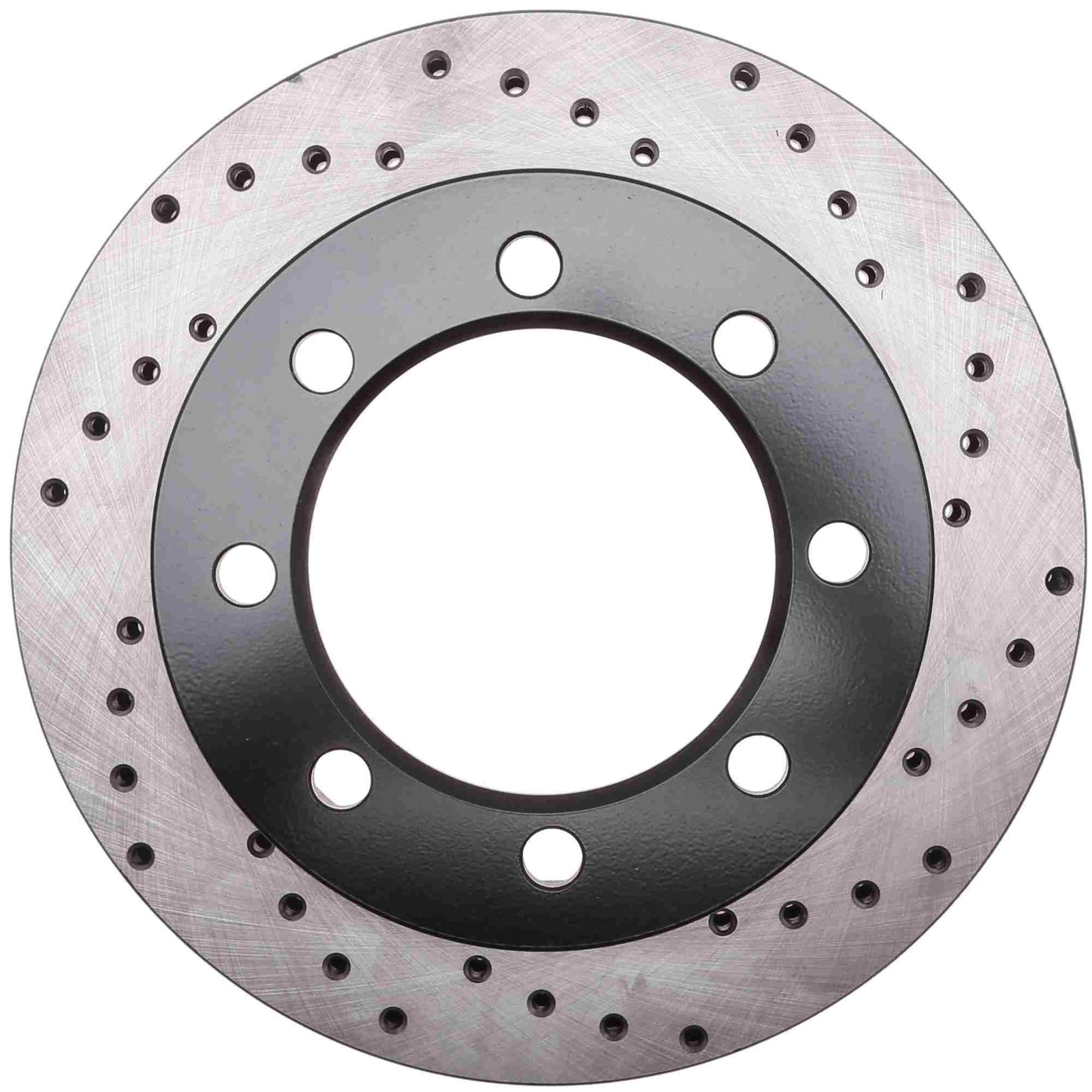 StopTech  Sport Cross Drilled Brake Rotor; Front Left