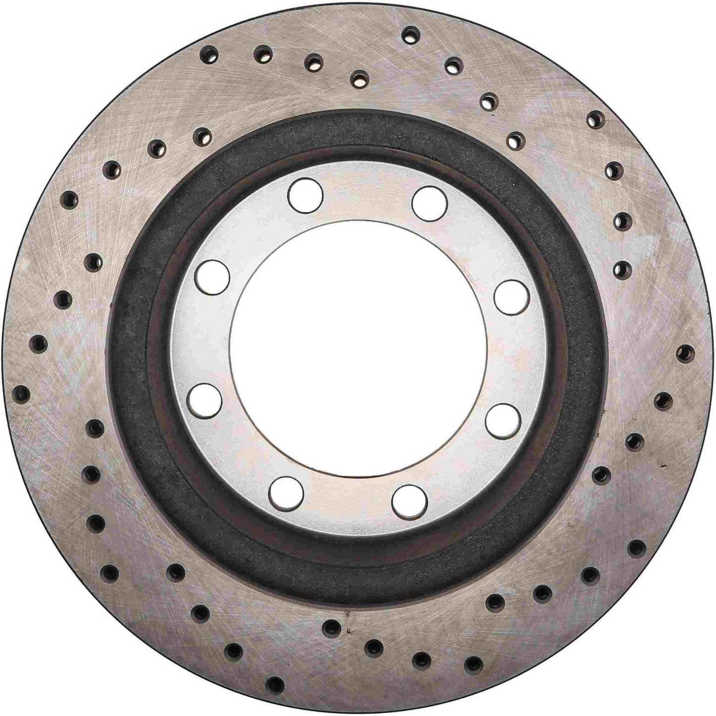 StopTech Sport Cross Drilled Brake Rotor; Front Right