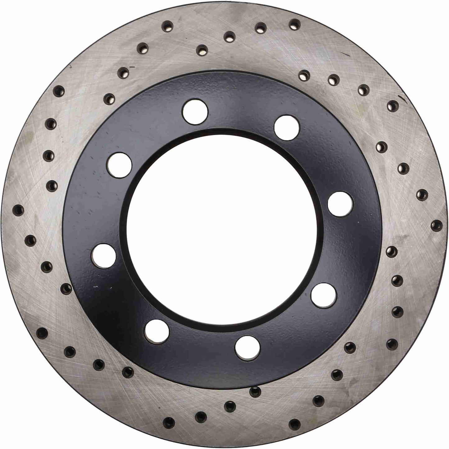 StopTech Sport Cross Drilled Brake Rotor; Front Right