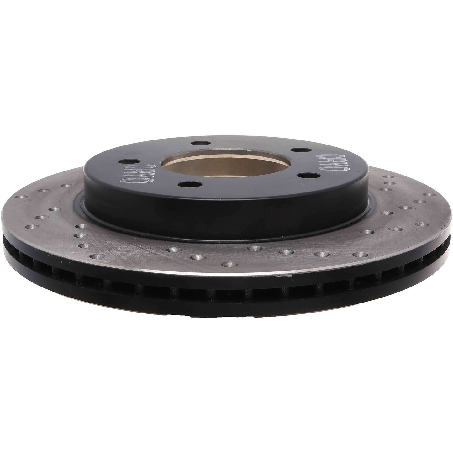 StopTech Sport Cryo Cross Drilled Brake Rotor; Front Left