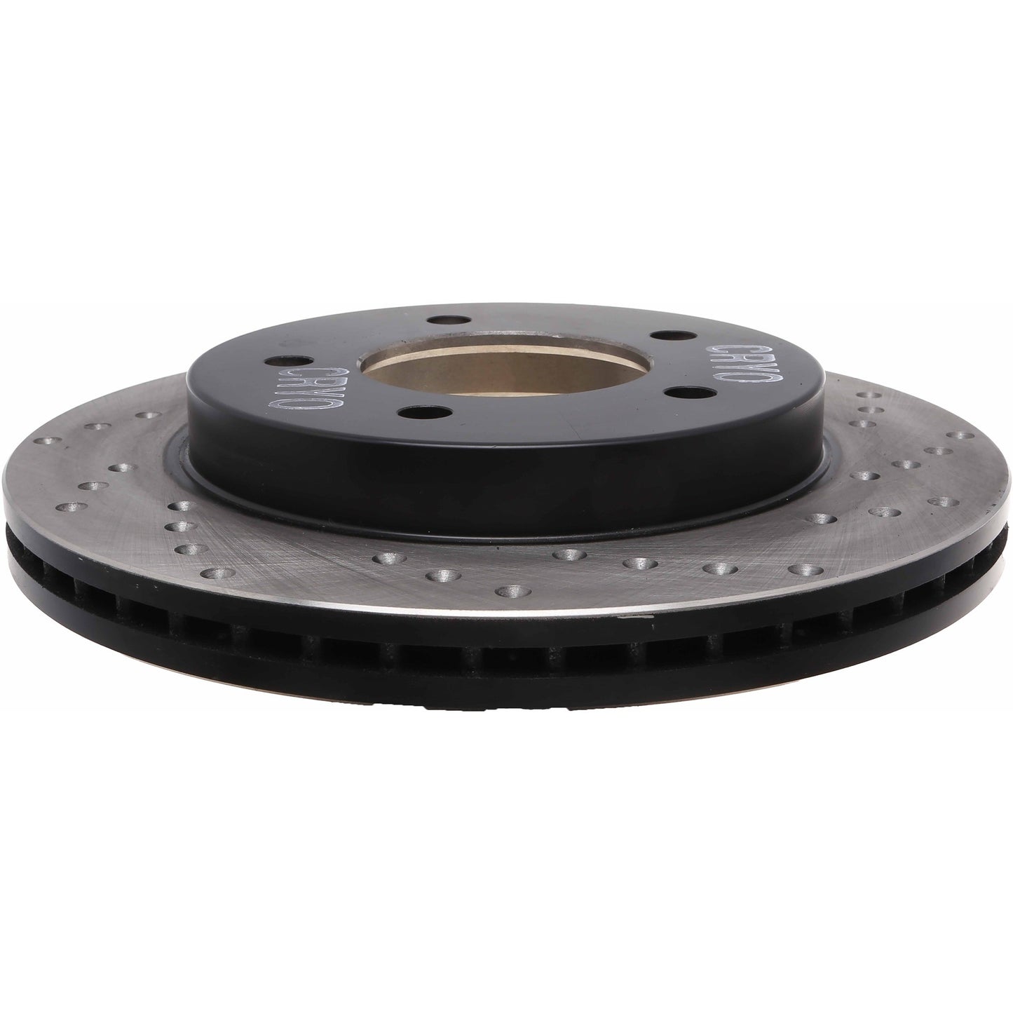 StopTech Sport Cryo Cross Drilled Brake Rotor; Front Left
