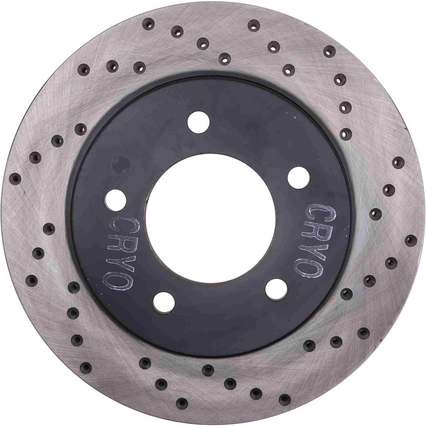 StopTech Sport Cryo Cross Drilled Brake Rotor; Front Left
