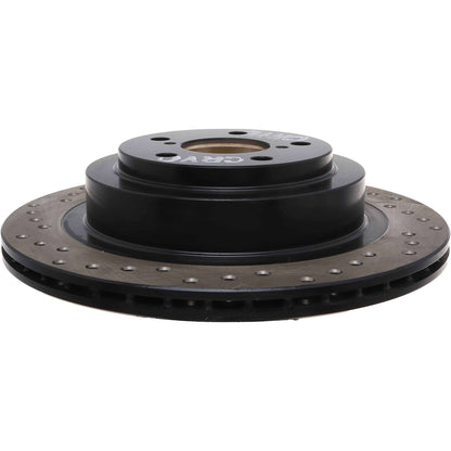 StopTech Sport Cryo Cross Drilled Brake Rotor; Front Right
