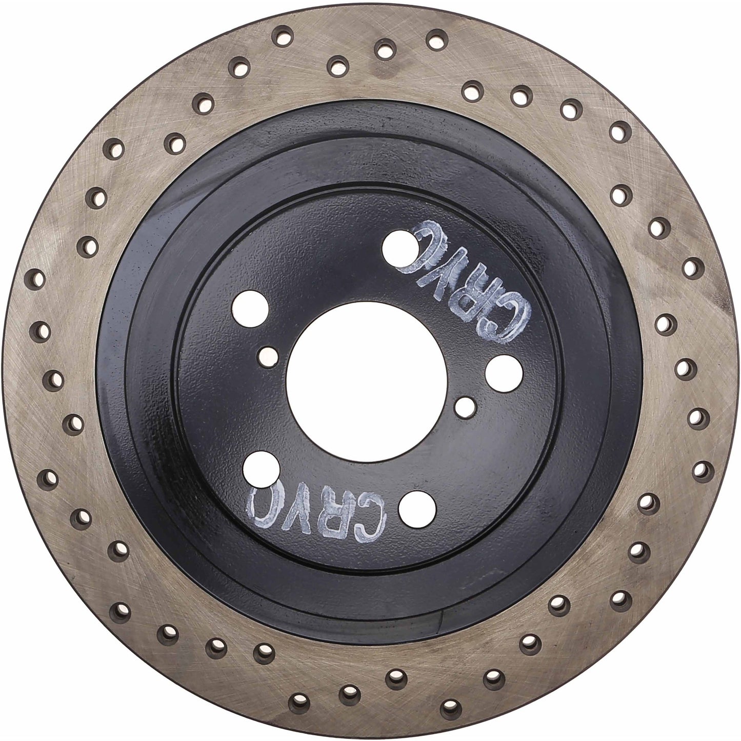 StopTech Sport Cryo Cross Drilled Brake Rotor; Front Right