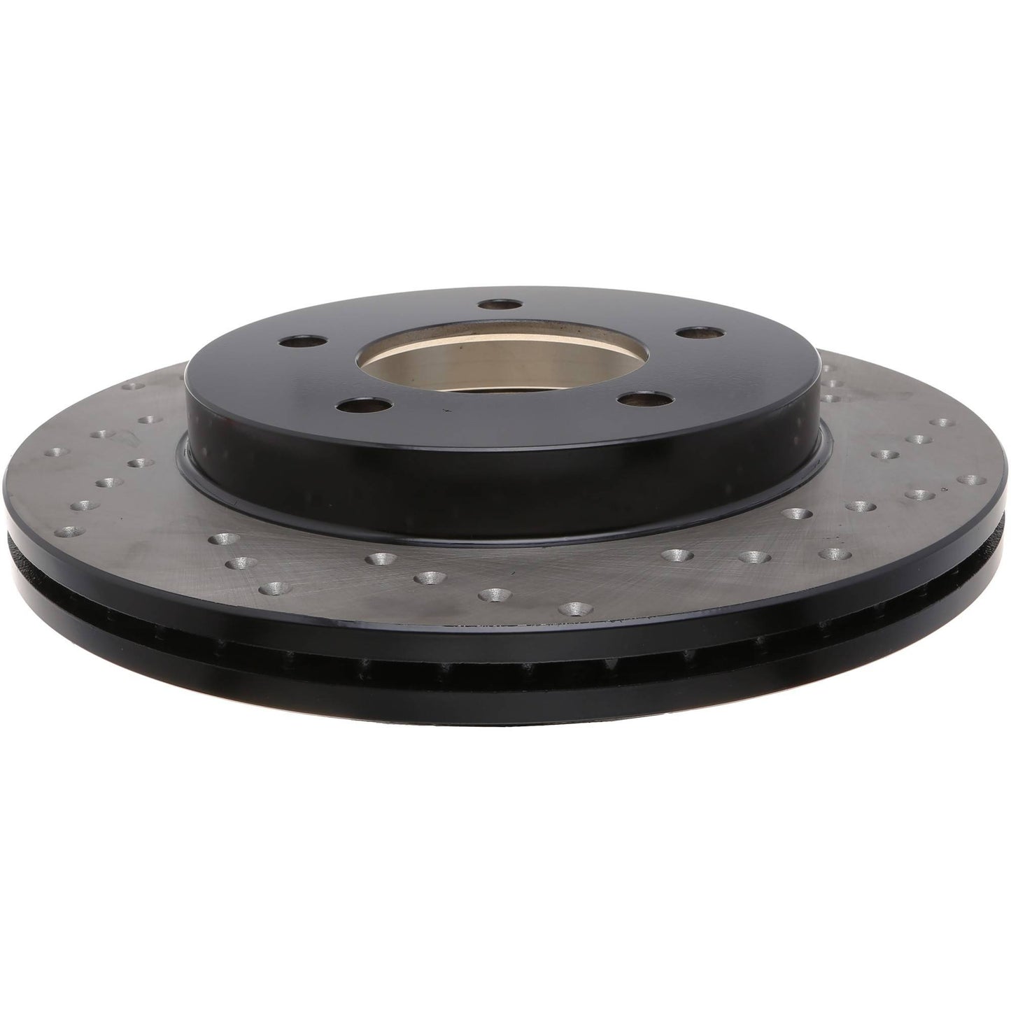 StopTech  Sport Cross Drilled Brake Rotor; Front Left